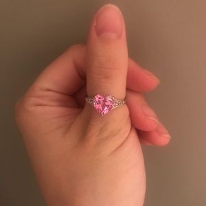 Pink Heart Shape Ring